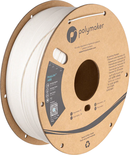 Polymaker - PolyLite ABS Filament | Low Odor 1kg 1.75mm 3D Filament