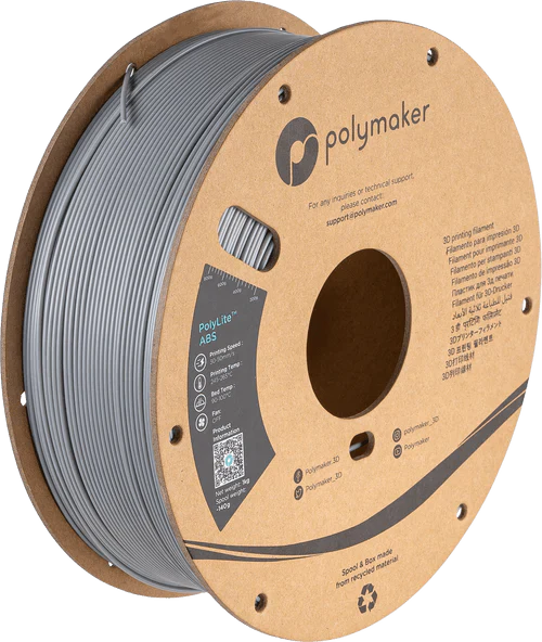 Polymaker - PolyLite ABS Filament | Low Odor 1kg 1.75mm 3D Filament