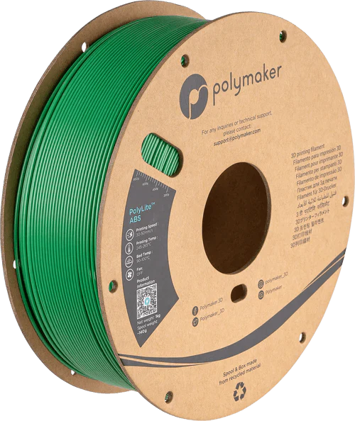 Polymaker - PolyLite ABS Filament | Low Odor 1kg 1.75mm 3D Filament
